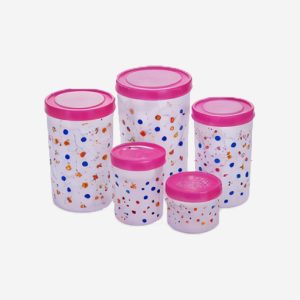 Top quality plastic printed container set