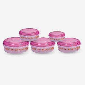 Top quality plastic mayura container set